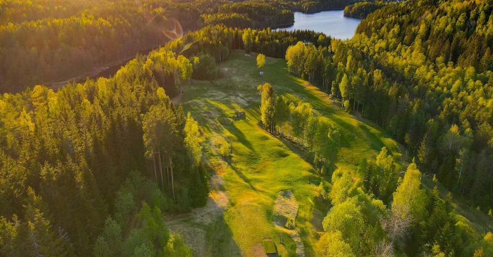 Photo by Hallvard Ekdahl: Krokhol, verdens beste discgolfbane